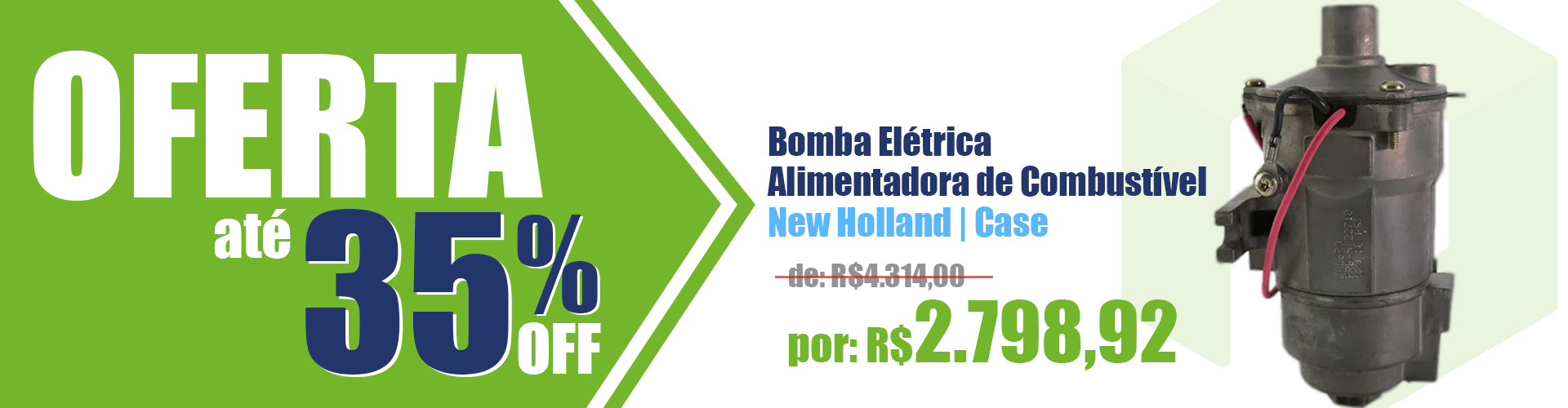 Bomba Alimentadora De Combustivel Eletrica New Holland